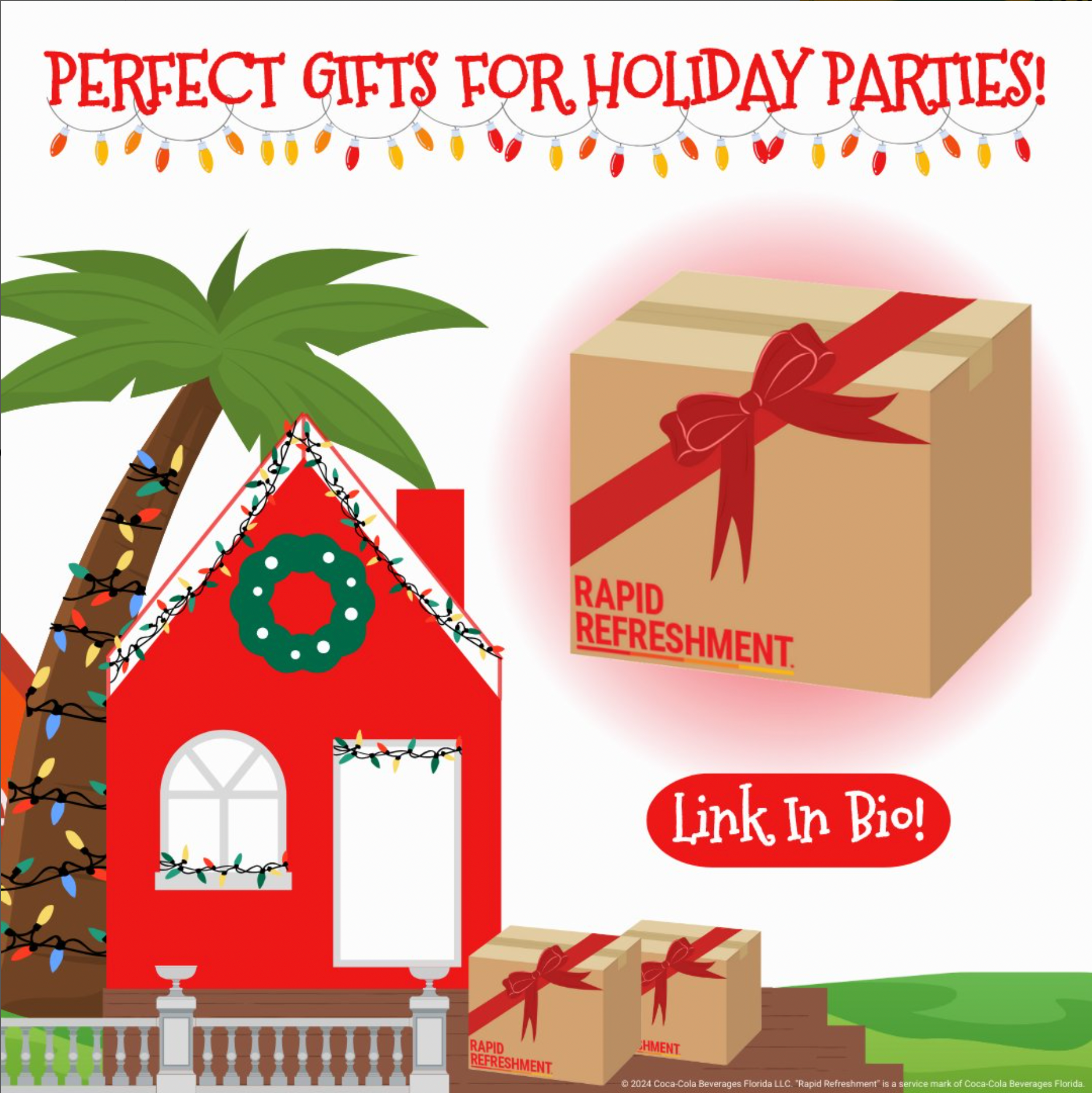 Rapid Refreshment holiday gifting social post