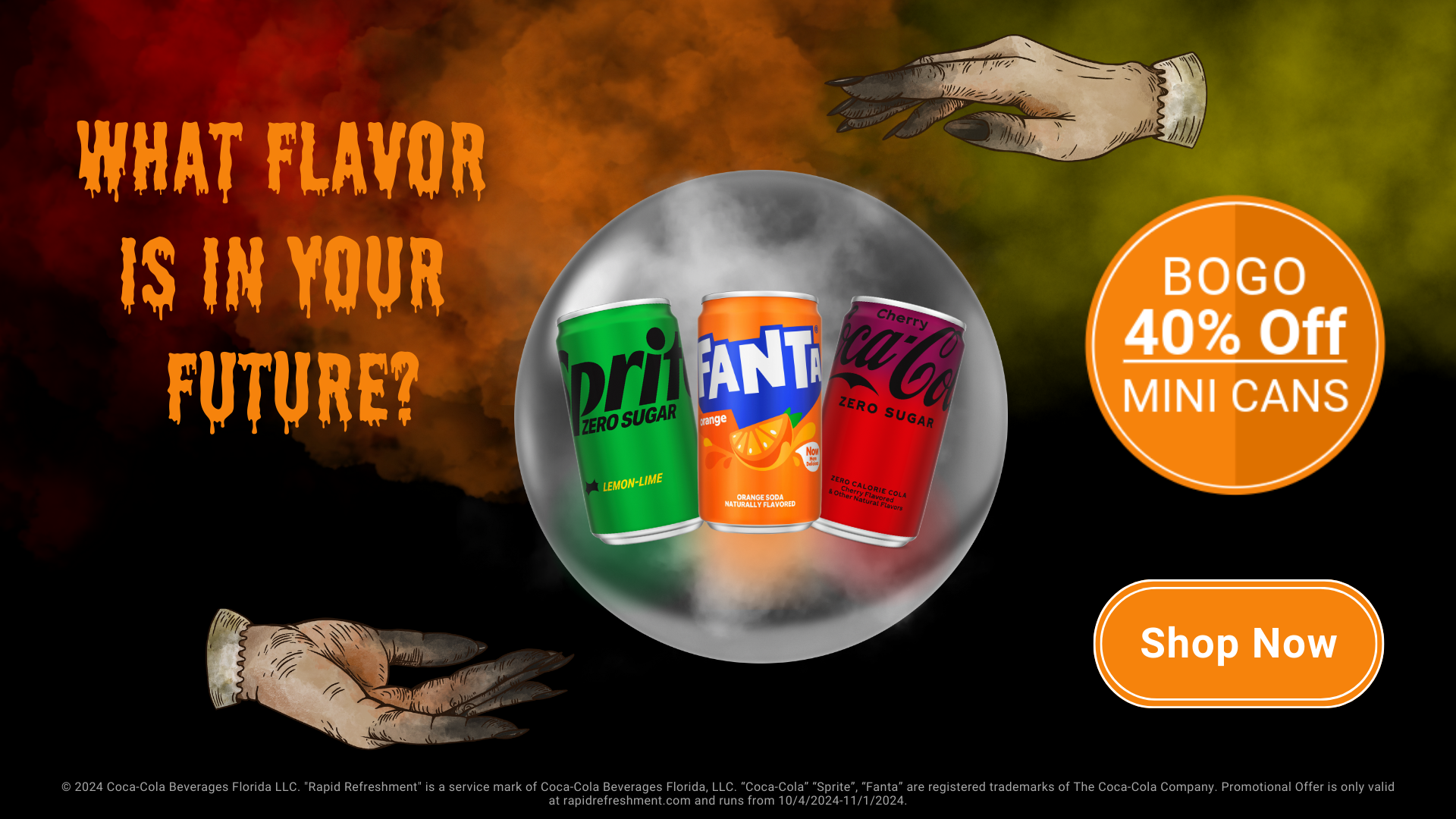What Flavor Is In Your Future web banner
